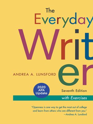cover image of The Everyday Writer with Exercises